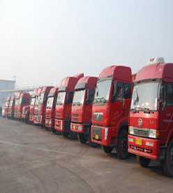 常州到舟山物流车辆展示